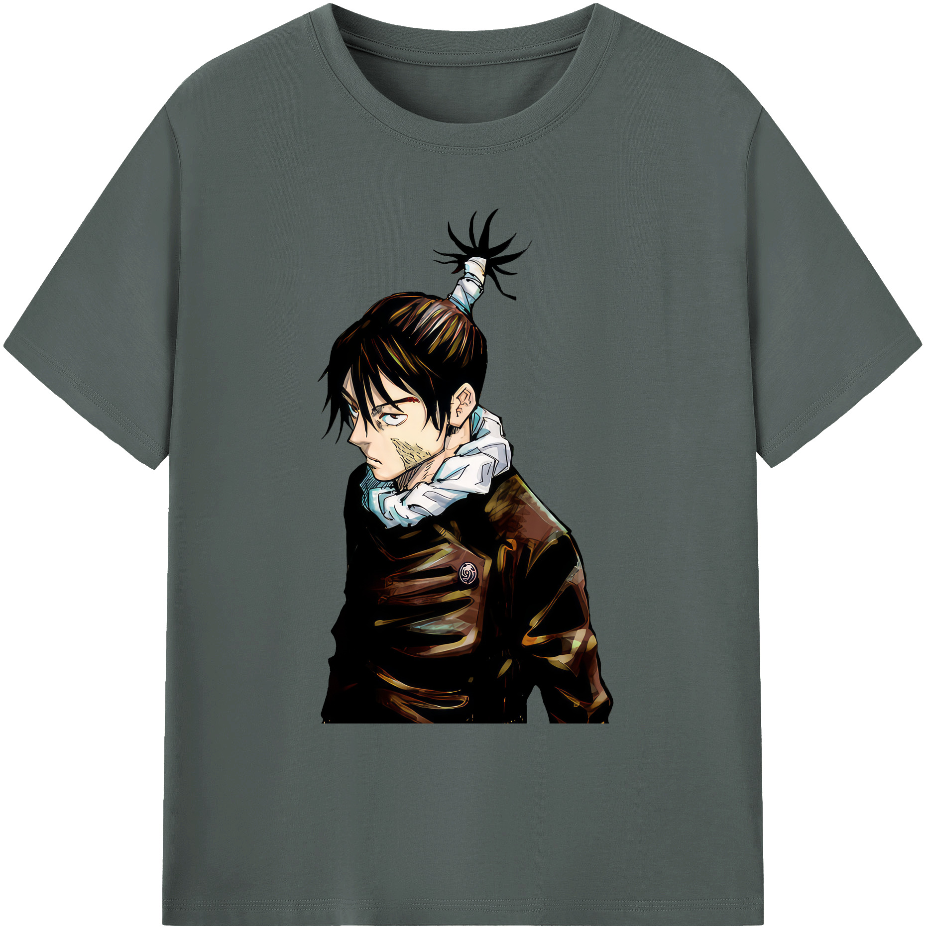 （画像用） 呪術廻戦 Jujutsu Kaisen 綿100％ メンズ半袖Tシャツ｜肌触りやわらか＆通気性
